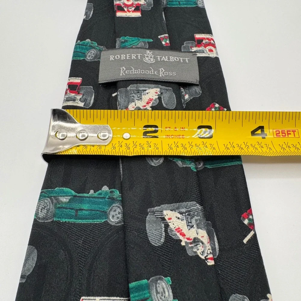 Robert Talbott Redwood & Ross Racing Car‎ Silk Necktie - Racecar Motorsport